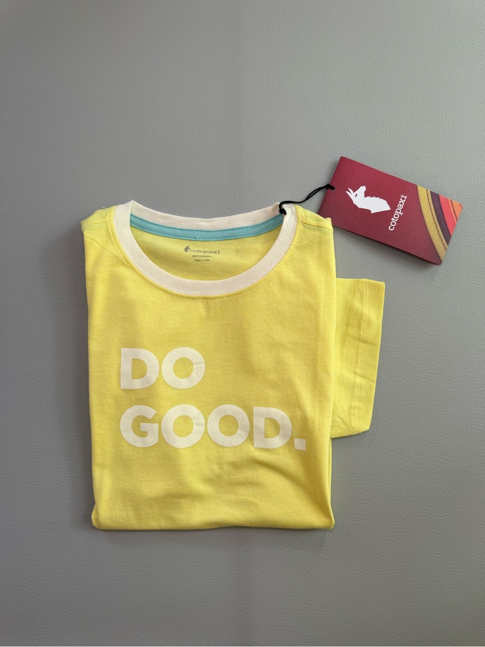 Cotopaxi Yellow Do Good Retro Short Sleeve Shirt Youth Large Women's Small - New - Picture 12 of 12